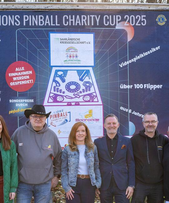 Ein Herz für den guten Zweck: Der Lions Pinball Charity Cup